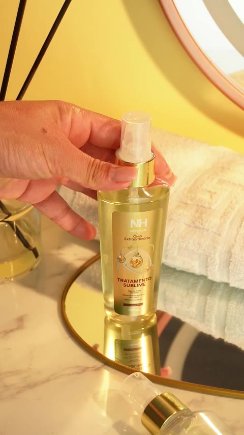 ÓLEO EXTRAORDINÁRIO NEW HAIR 100ML – NUTRIÇÃO, BRILHO INTENSO E PROTEÇÃO TÉRMICA