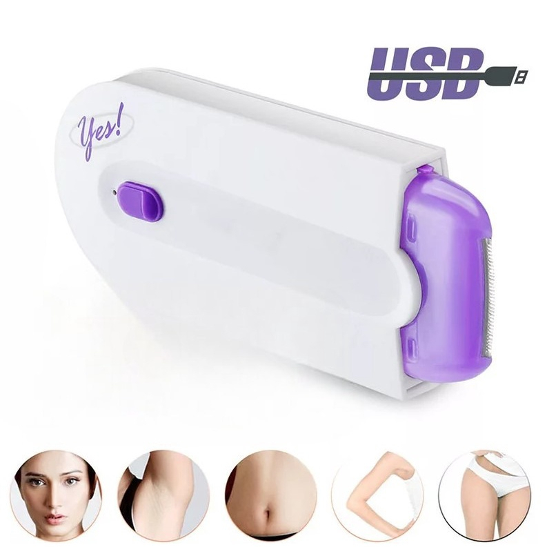 Depilador Recarregável Facial e Corporal para Ambos os Gêneros