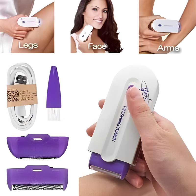 Depilador Recarregável Facial e Corporal para Ambos os Gêneros
