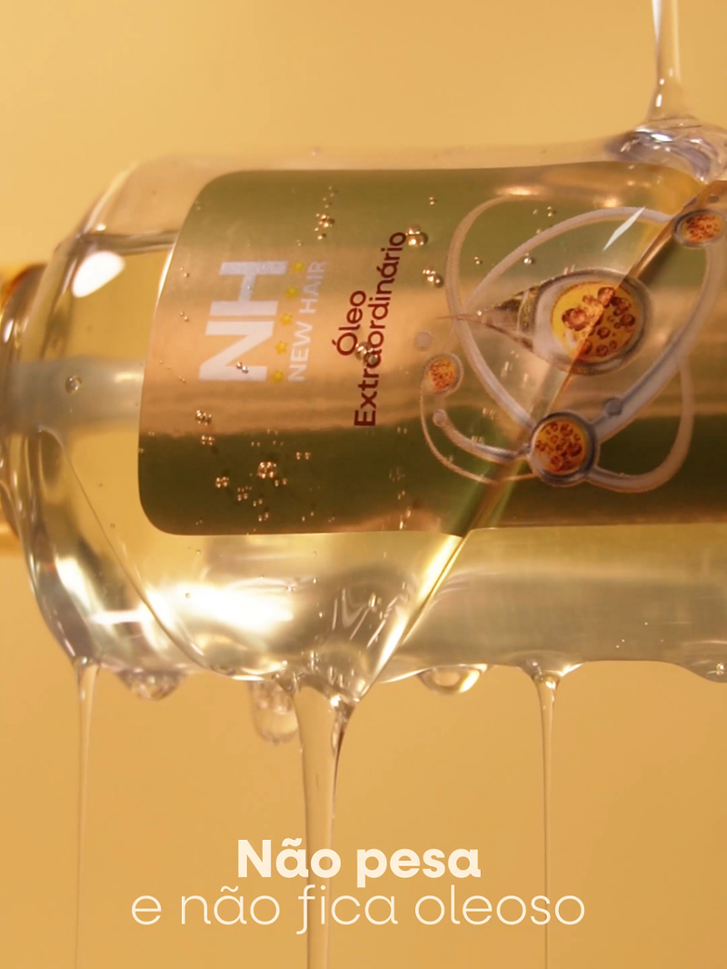 Óleo Extraordinário - Tratamento Sublime 100ml NEW HAIR | Hidrata, nutre e finaliza