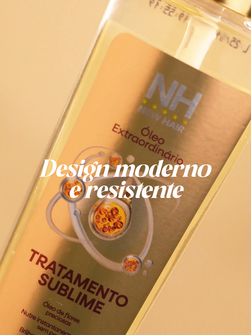 Óleo Extraordinário - Tratamento Sublime 100ml NEW HAIR | Hidrata, nutre e finaliza