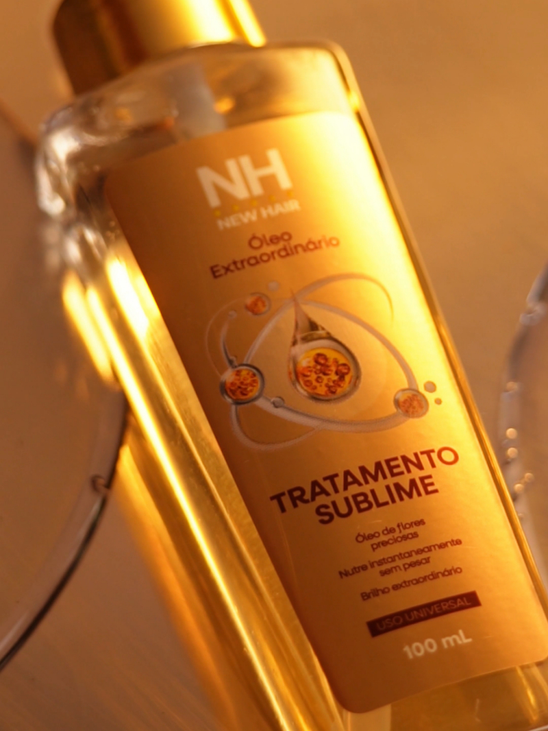 Óleo Extraordinário - Tratamento Sublime 100ml NEW HAIR | Hidrata, nutre e finaliza