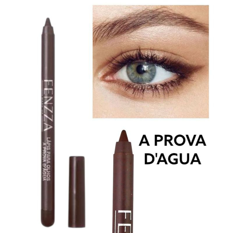 Lápis Delineador para olhos a prova D'água marrom apontável super macio maquiagem feminina
