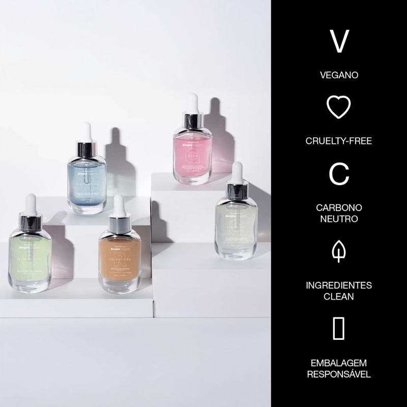 Sérum Niacinamida Solução Facial 30ml Simple Organic