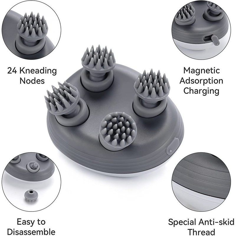 Massageador Elétrico Portátil Mini de Cabeça Ombro e Pescoço Massagem Corporal e Viagem