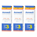 Kit 3 und Protetor Solar Acnezil FPS 30 Oil Control 60 g