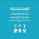 Kit Sabonete+Esfoliante Facial Espuma Cremosa com Aloe Vera Pró-Vitamina B5 240ml Dermachem