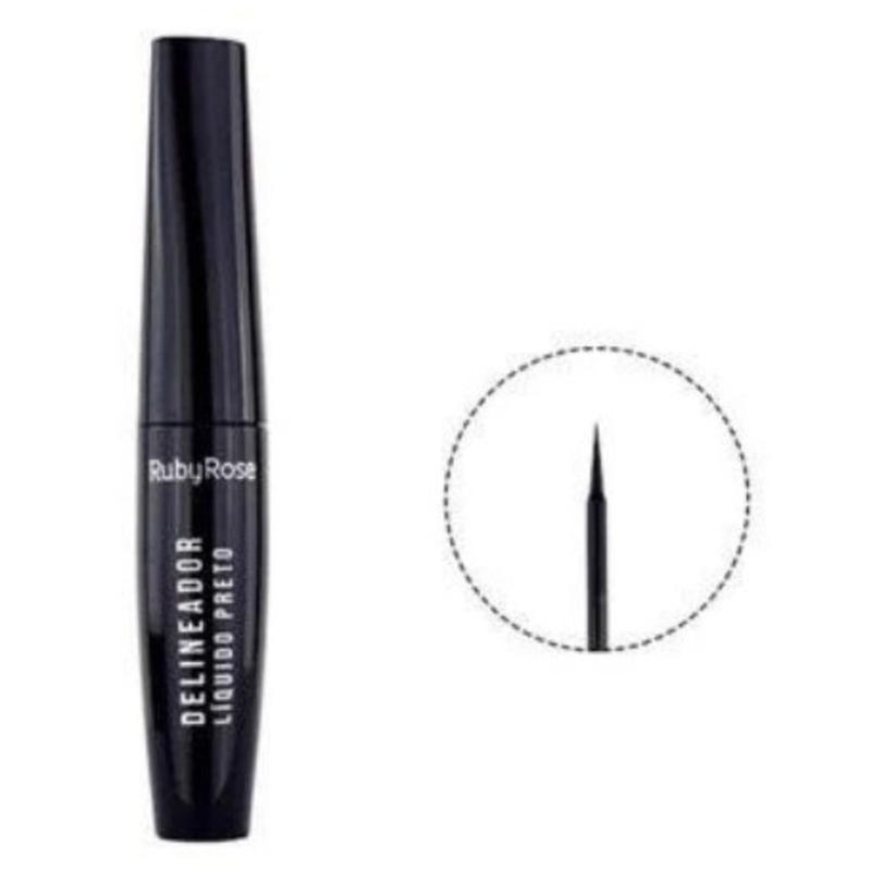 Ruby Rose Beleza Para Olhos Delineador Líquido Preto HB 8406